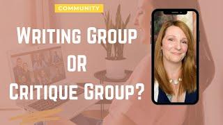 Writing groups vs. Critique Groups: How to find a writer's community