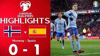 Norway Vs Spain 0-1 All Goals & Extended Highlights | UEFA EURO Qualifiers |