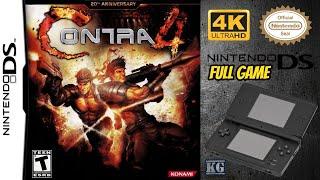 Contra 4 | Nintendo DS | 4K60ᶠᵖˢ UHD | Longplay Walkthrough Playthrough Full Movie Game