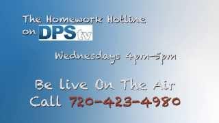 Whitney McCabe Is Your Host for Homework Hotline on DPS-TV