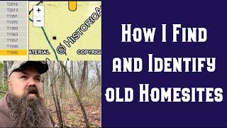 Tricks I Use To Find OLD Homesites So I Can Metal Detect And Bottle Hunt!