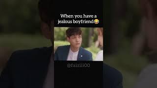 when you have a jealous boyfriend #kdrama #koreandrama #suspiciouspartner #jichangwook #shorts