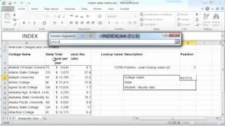 Excel tutorial: INDEX function in Excel 2010