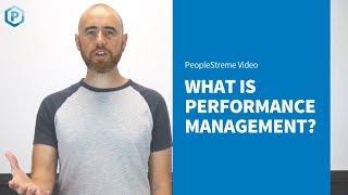 What is Performance Management?