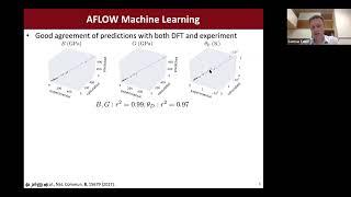 AFLOW School @ EAIFR 2022 Session 4: Materials Database and Machine Learning
