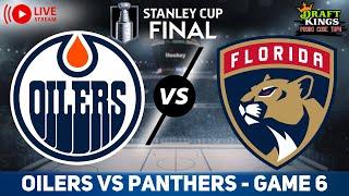 Edmonton Oilers vs Florida Panthers GAME 6 LIVE GAME REACTION & PLAY-BY-PLAY | NHL Live stream