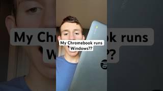 My Chromebook runs Windows?? #chromebook #techfacts #techtok