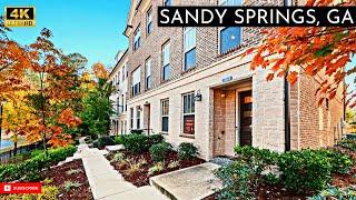 EXQUISITE Townhouse for Sale in Sandy Springs GA | 3 Beds HUGE End Unit Sandy Springs GA Real Estate