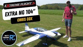 Chris test flying his 104" Extra NG like no other does | Would you do this?