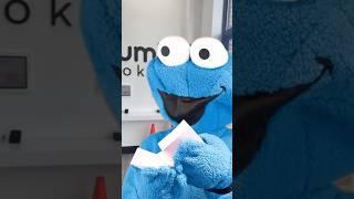 Cookie Monster Tries Crumbl Cookies