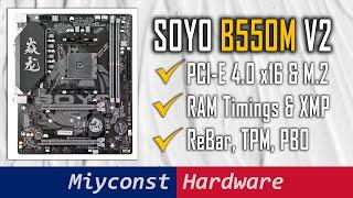 SOYO B550M V2 – the cheapest B550 motherboard from AliExpress