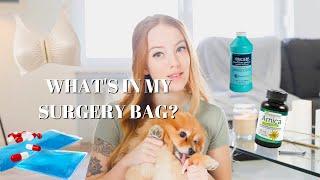 BREAST AUGMENTATION | What's in my surgery bag? | Rachie Demp 2021