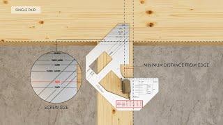 Template for 45° Screws - JIG VGZ  - Rothoblaas