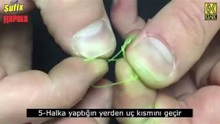 Rapala Kasa Düğümü- Balıkçı Düğümleri- Kısık Balık