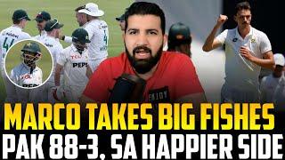 PAK 88/3 after SA take 90 runs lead, Bosch's heroics with bat & ball dent PAK's chances massively