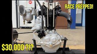 100 Year Old Motorcycle Race Engine Breathing Fire! 1927 Harley Davidson "Peashooter" Restoration