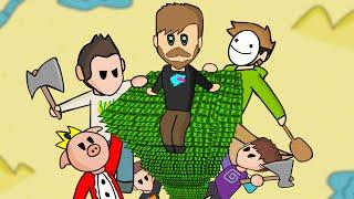 If Dream did Minecraft Manhunt vs MrBeast - ANIMATED