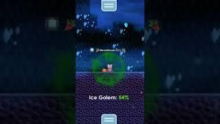 Growtopia Dungeon Boss Giant Ice Golem (Healing Aura + Fireball Support Build)