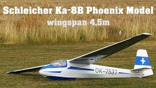 Schleicher Ka-8B Phoenix Model 4,5m | RC větroň | 4K | Aerovleky Rokytnice 2023