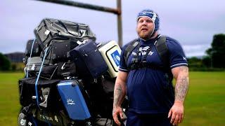 World's Strongest Man Tackles Scottish Rugby Challenge