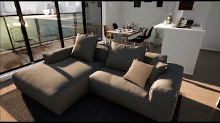 Interior rendering with Twinmotion