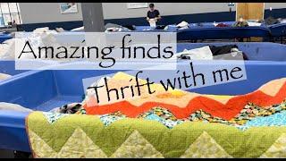 Thrift with me | sewing treasures | Frugal quilting