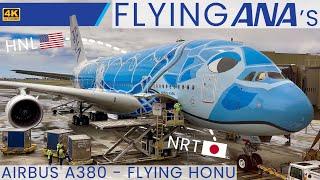 [4K] – Full Flight – All Nippon Airways – Airbus A380-841 – HNL-NRT – JA381A – NH183 – IFS Ep. 631