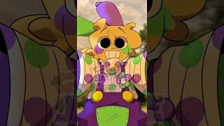 They're spinning fast, then he flew away  || Dandy's world #dandysworld #animation #shorts