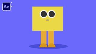 2D Flat Character Animation in After Effects Tutorials