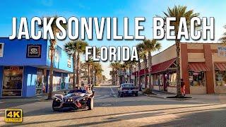 Driving Around Jacksonville Beach, Florida [4K] | North Florida