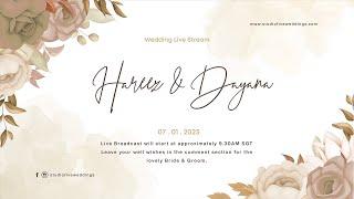 Wedding Livestream Of Hareez X Dayana @ Holiday Inn Orchard | Kadi Ustaz Umar Bin Abdul Aziz