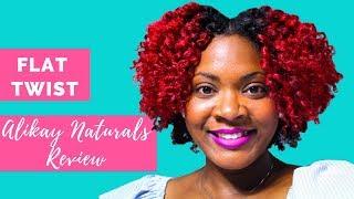 How to Flat Twist on Natural Hair| Alikay Naturals | Curly Corner