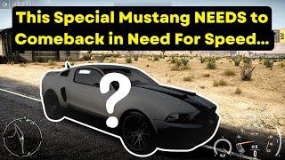 This Special Mustang was in Need For Speed Rivals?! - We NEED it in Newer NFS Games...