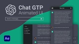 AI ChatGPT UI ( After Effects Template ) @aetemplates