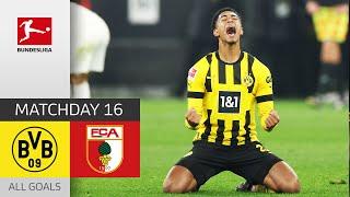 SEVEN-Goal Spectacle! | Borussia Dortmund - FC Augsburg 4-3 | All Goals | Matchday 16 – Bundesliga