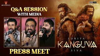 Q&A Session With Media | KANGUVA Press Conference | Suriya | Bobby Deol | DishaPatani @Mythrimediatv