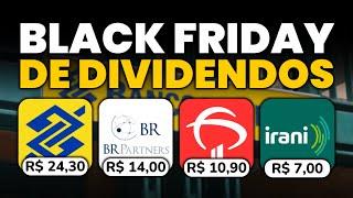  BLACK FRIDAY DOS DIVIDENDOS! 4 AÇÕES QUE ESTÃO DESCONTADAS  E PROMETEM ALTO YIELD EM 2025