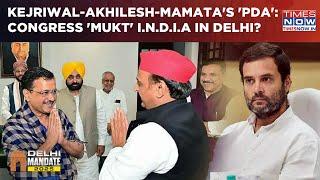 Congress Discomfort Visible As AAP, TMC, SP Abandon Ally In Delhi? Kejriwal, Akhilesh, Mamata's PDA?