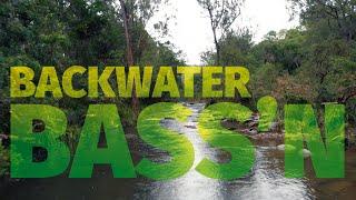 How to Catch Bass Fishing Soft Plastics - Exploring Suburban Creeks on Foot - Backwater Bassin'