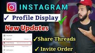 Instagram profile display main grids reels grids | Instagram new update| Instagram new features 2024