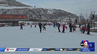 Snow showers returned to Park City