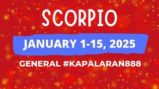 WOW! BOUNTIFUL & HUGE HARVEST! ️ SCORPIO JANUARY 1-15, 2025 General/Money/Love #KAPALARAN888