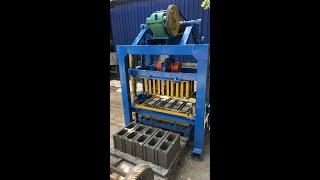 small manual concrete hollow block making machine, block moulding machine #blocks