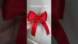 The simplest way to make a bow!  #howto #stepbystep #bow #tiktok