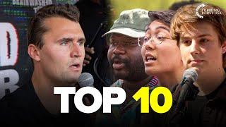 TOP 10 Times Charlie Kirk DOMINATED DEBATES in 2024 