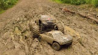 Traxxas X-Maxx & Slash, Mud Bash!