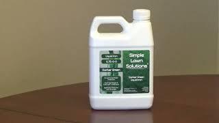 Liquid Lawn Fertilizer for a Dark Green Lawn - Iron Fertilizer