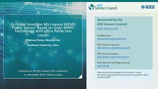 An Inline Insertion Microwave MEMS Power Sensor Based on GaAs MMIC Technology with Ultra Reflection