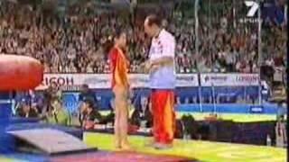 Cheng Fei 2005 Worlds first vault