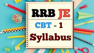 RRB JE Exam 2024 CBT -01 Full Syllabus by kritika yt | RRB JE Preparation 2024